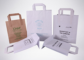 External Paper Tape Handle Bags